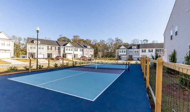 Indulge In The Details outdoor pickleball court